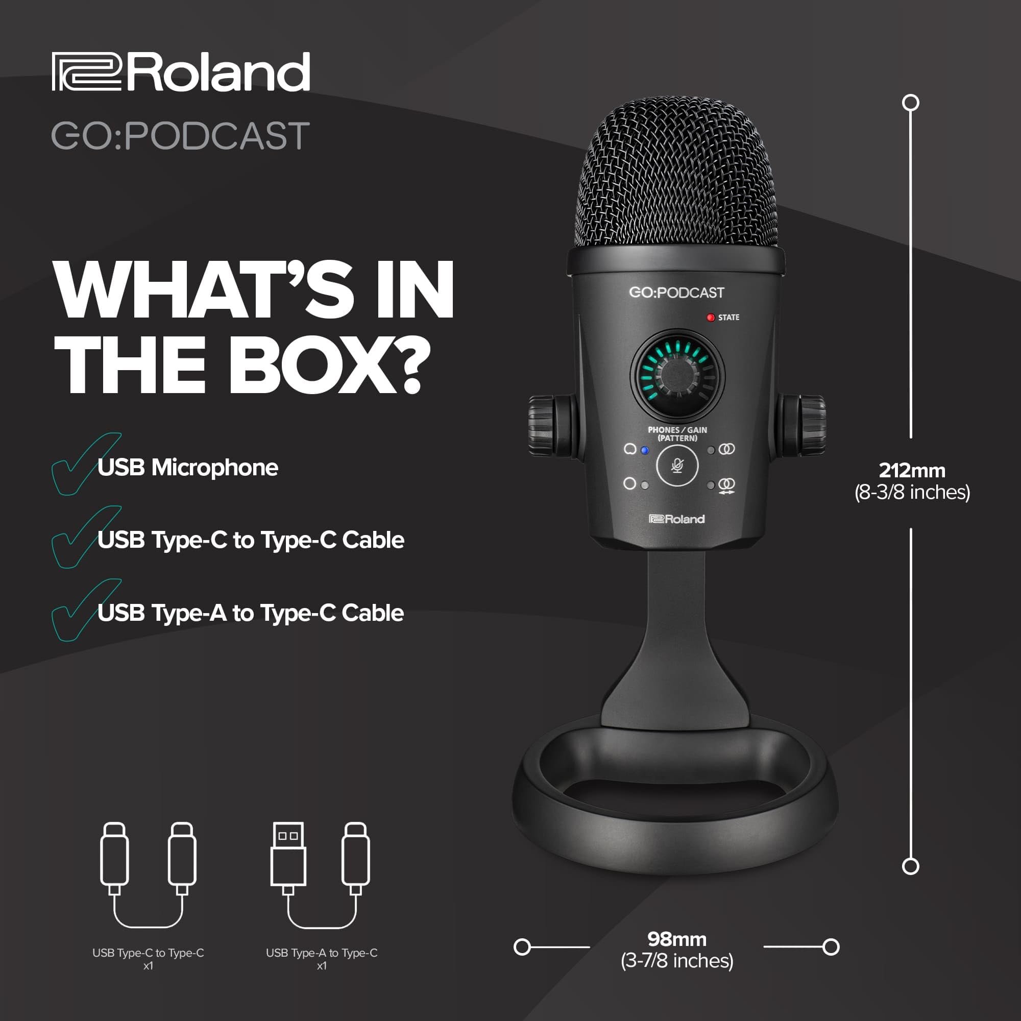 ROLAND GO:PODCAST Video Podcasting Studio for Smartphones | Easy